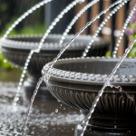 chaines-pluie-bassin-decoratif-gros-plan