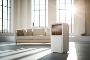 climatiseur-portable-moderne-salon-lumineux