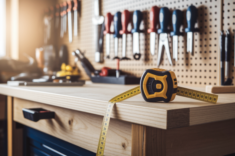 etabli-ruban-mesure-panneau-outils