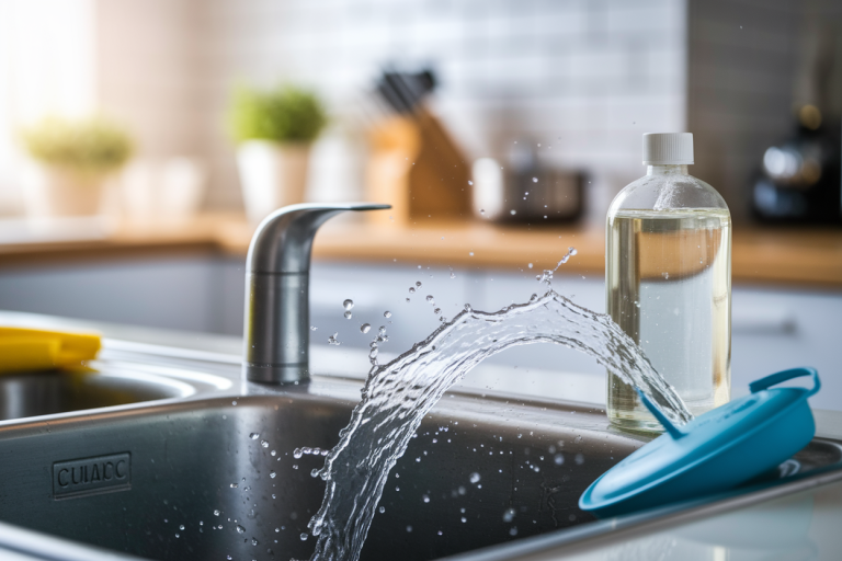 evier-debordant-eau-bouteille-ventouse