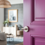 porte-entrouverte-peinture-vive