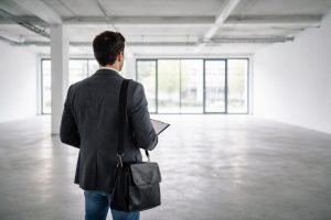 personne-local-vide-baies-vitrees