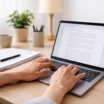 bureau-organise-ordinateur-documents-stylo
