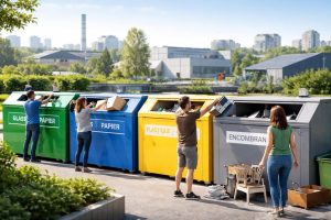 decheterie-moderne-conteneurs-personnes-batiments