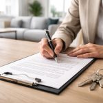 personne-signature-document-cles-table