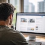 personne-dos-ecran-ordinateur-immeubles