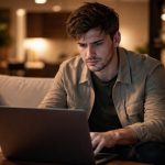 jeune-adulte-canape-ordinateur-salon