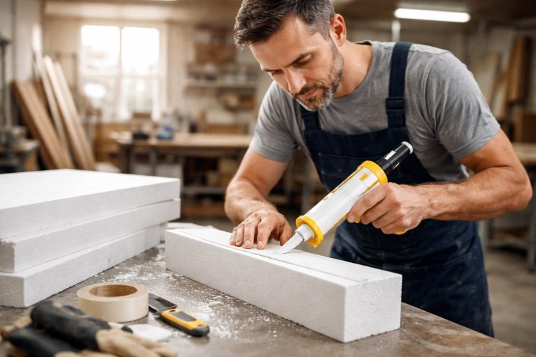 artisan-colle-panneaux-polystyrene-atelier