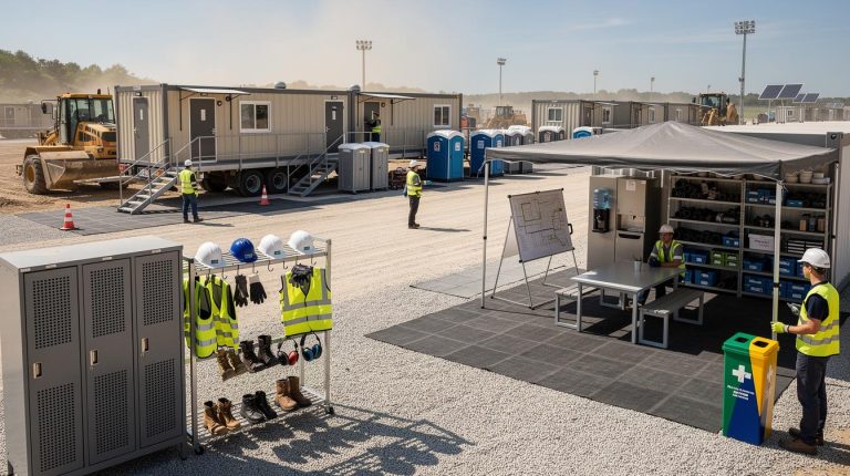 Quels équipements prévoir dans une base vie de chantier ?