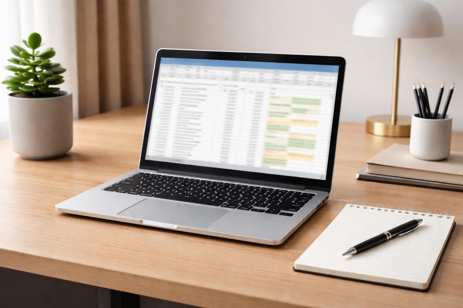 bureau-moderne-ordinateur-bloc-notes-stylo