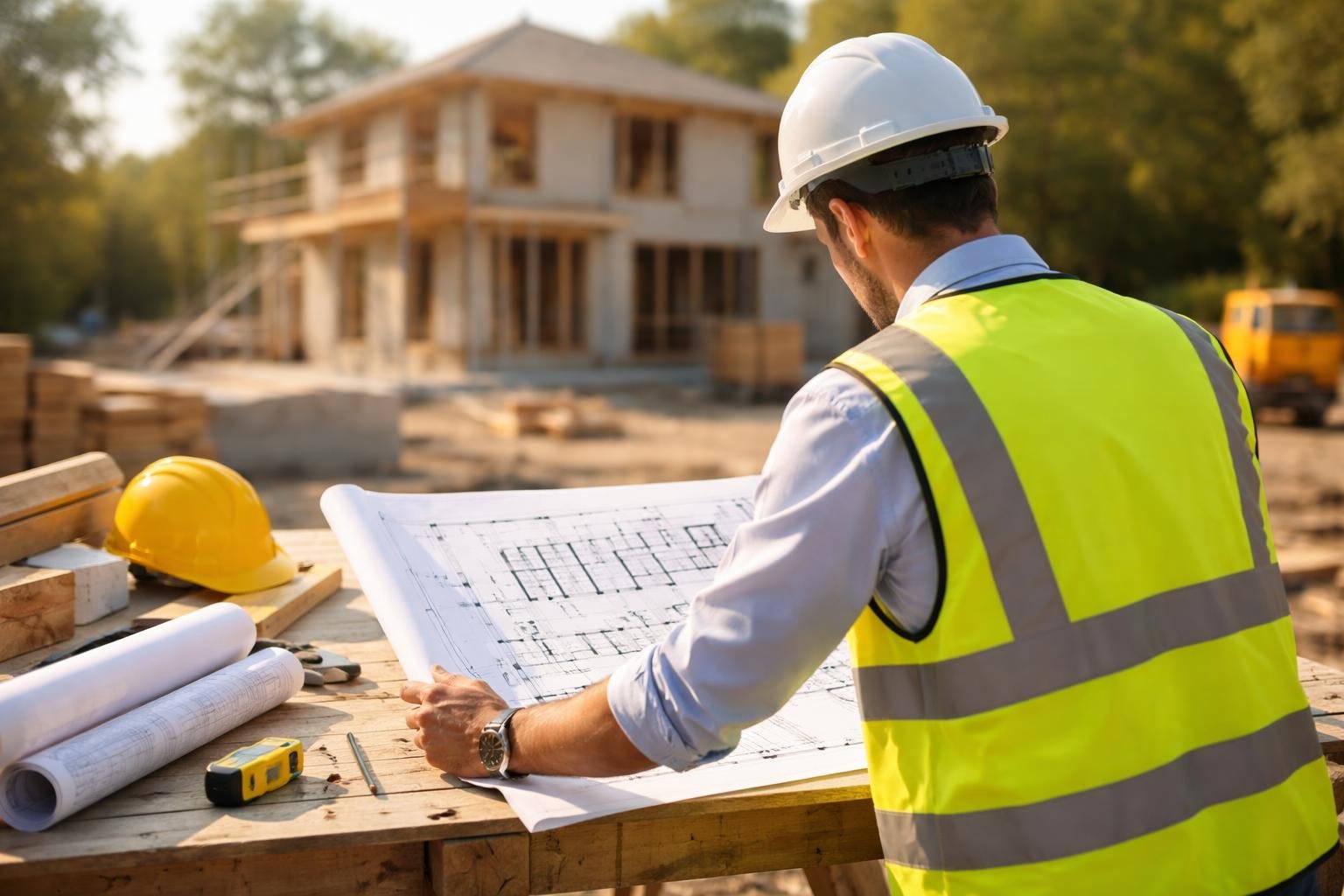architecte-plans-construction-chantier-outils