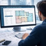 ecran-ordinateur-plans-architecturaux-croquis