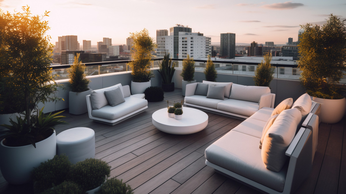 toit terrasse de maison
